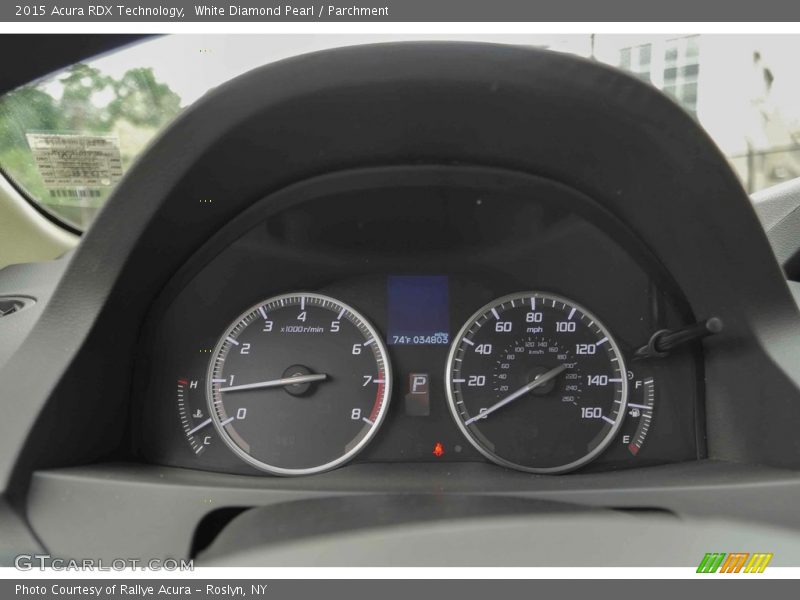 White Diamond Pearl / Parchment 2015 Acura RDX Technology