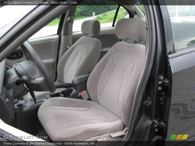 Black Silver / Gray 2002 Saturn S Series SL2 Sedan