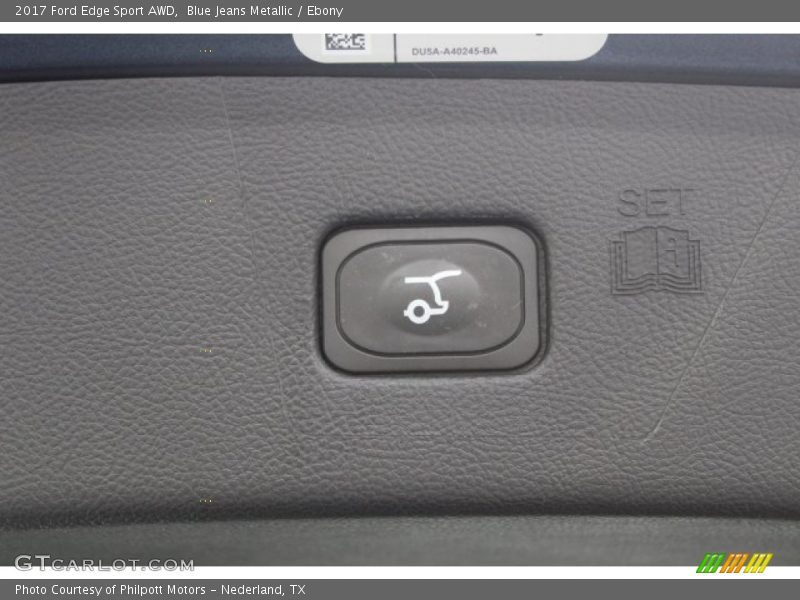Blue Jeans Metallic / Ebony 2017 Ford Edge Sport AWD