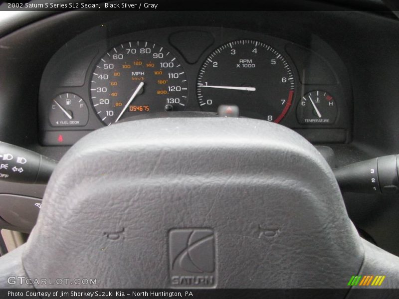 Black Silver / Gray 2002 Saturn S Series SL2 Sedan