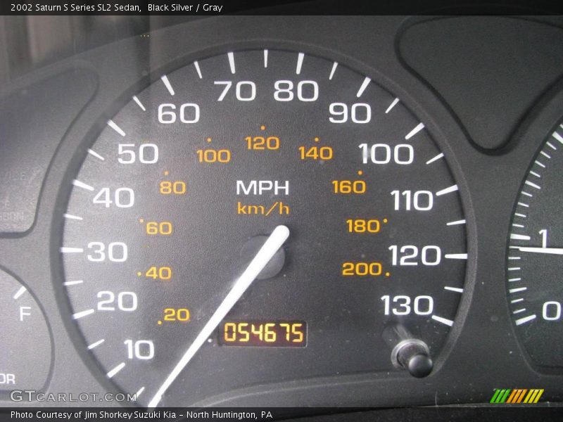 Black Silver / Gray 2002 Saturn S Series SL2 Sedan