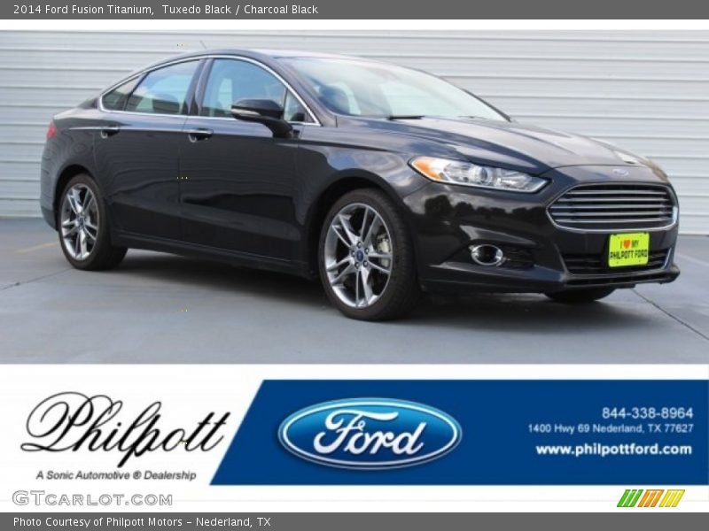 Tuxedo Black / Charcoal Black 2014 Ford Fusion Titanium