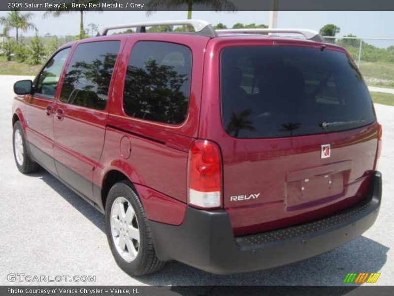 Berry Red Metallic / Grey 2005 Saturn Relay 3