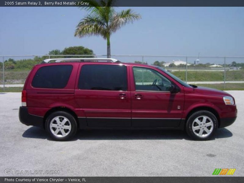 Berry Red Metallic / Grey 2005 Saturn Relay 3