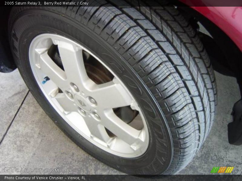Berry Red Metallic / Grey 2005 Saturn Relay 3