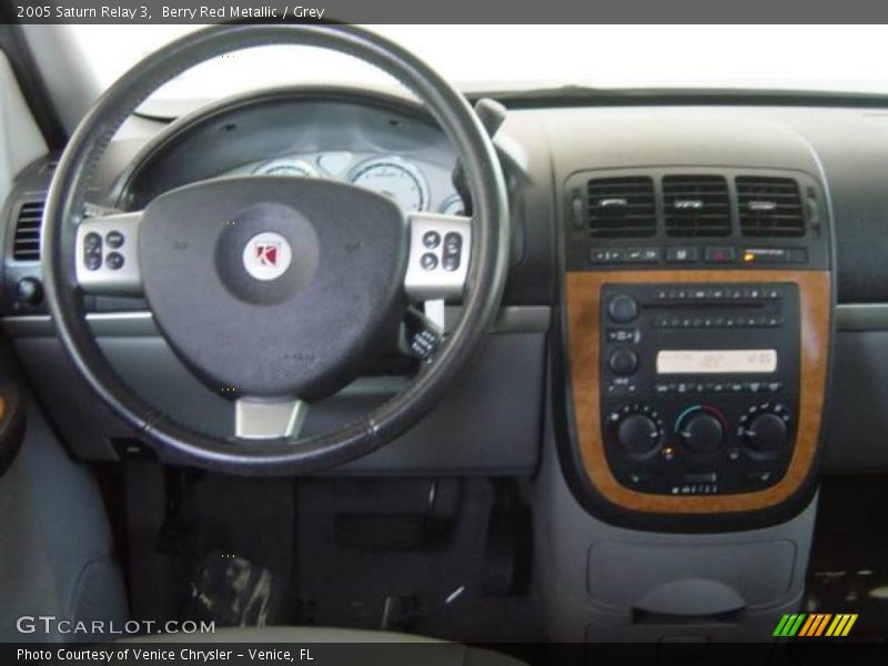 Berry Red Metallic / Grey 2005 Saturn Relay 3