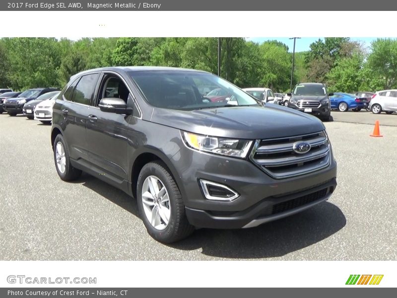 Magnetic Metallic / Ebony 2017 Ford Edge SEL AWD