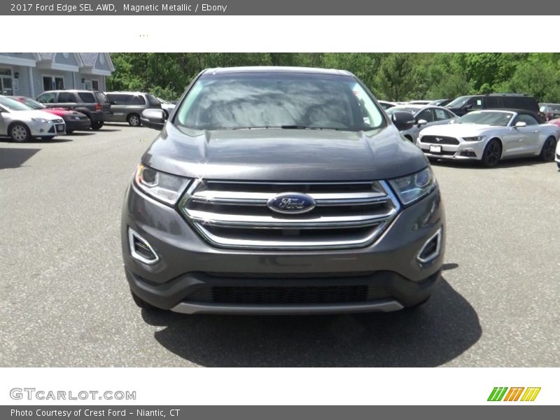 Magnetic Metallic / Ebony 2017 Ford Edge SEL AWD