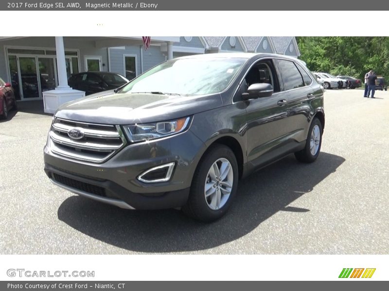 Magnetic Metallic / Ebony 2017 Ford Edge SEL AWD