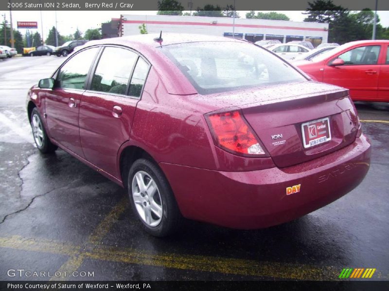 Berry Red / Gray 2006 Saturn ION 2 Sedan