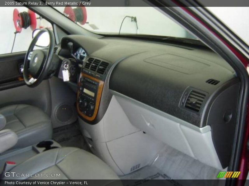 Berry Red Metallic / Grey 2005 Saturn Relay 3