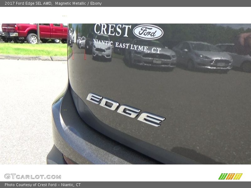 Magnetic Metallic / Ebony 2017 Ford Edge SEL AWD