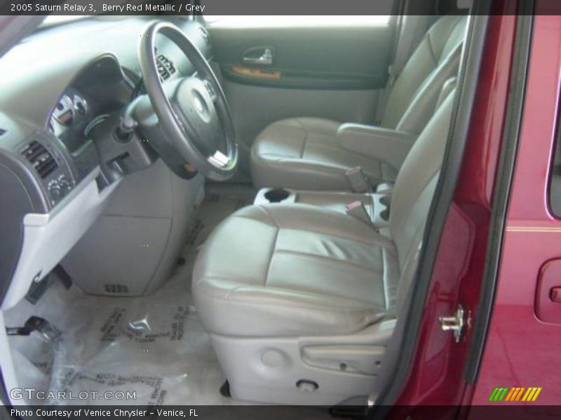 Berry Red Metallic / Grey 2005 Saturn Relay 3