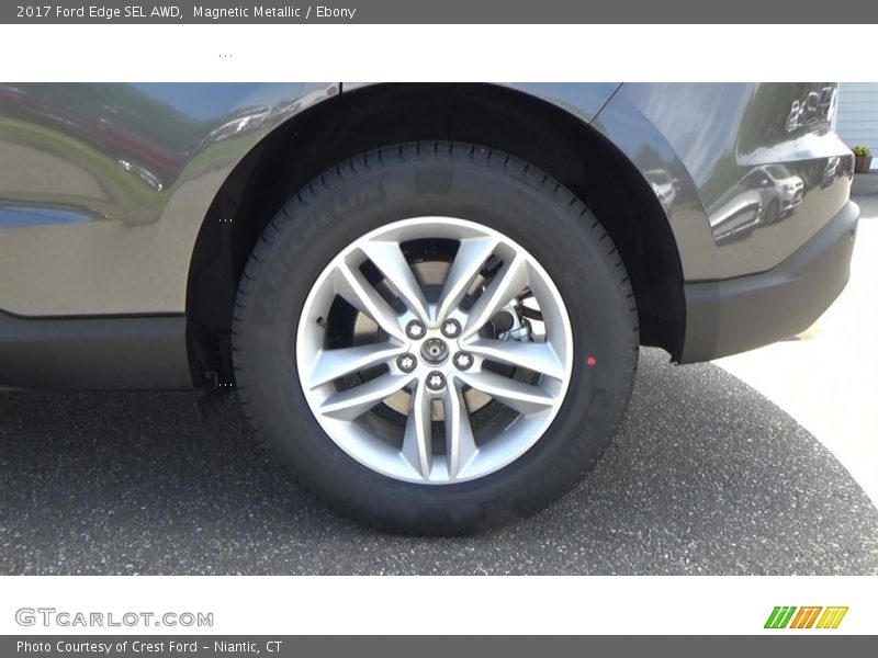 Magnetic Metallic / Ebony 2017 Ford Edge SEL AWD