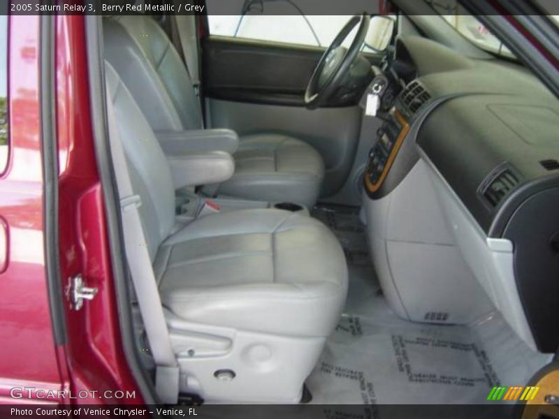 Berry Red Metallic / Grey 2005 Saturn Relay 3