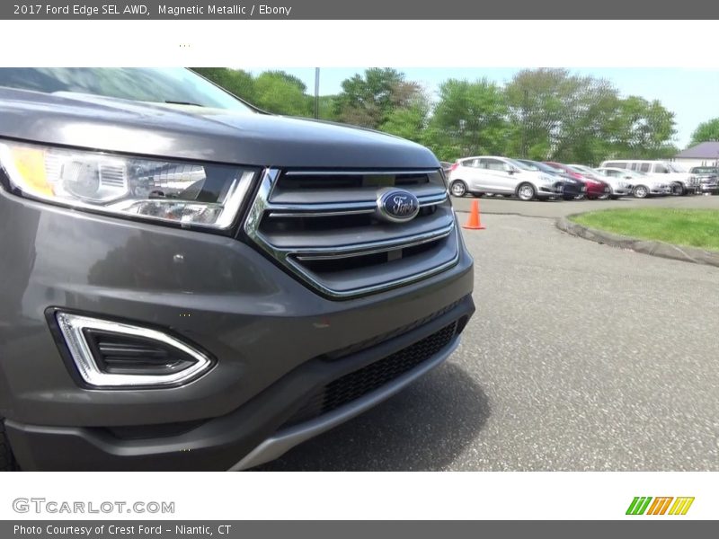 Magnetic Metallic / Ebony 2017 Ford Edge SEL AWD