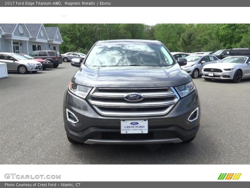 Magnetic Metallic / Ebony 2017 Ford Edge Titanium AWD