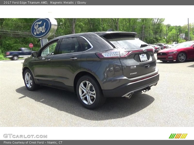 Magnetic Metallic / Ebony 2017 Ford Edge Titanium AWD