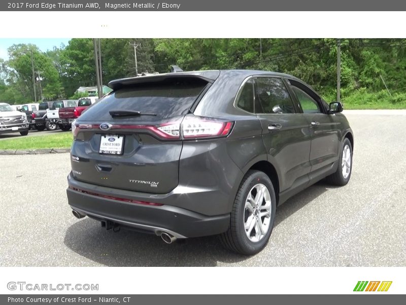 Magnetic Metallic / Ebony 2017 Ford Edge Titanium AWD