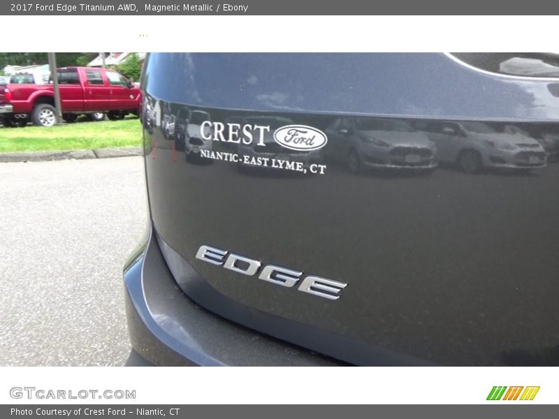 Magnetic Metallic / Ebony 2017 Ford Edge Titanium AWD