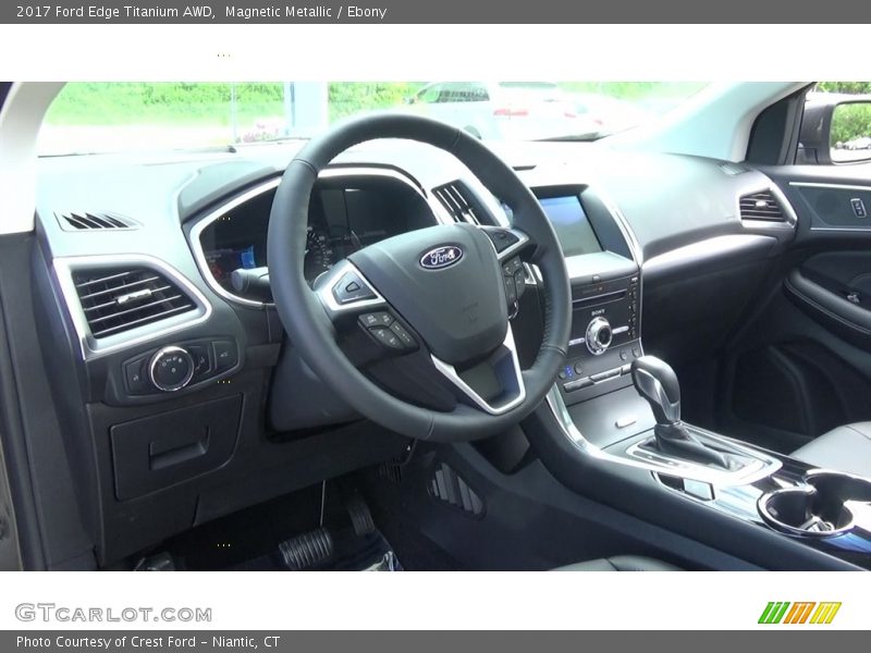 Magnetic Metallic / Ebony 2017 Ford Edge Titanium AWD