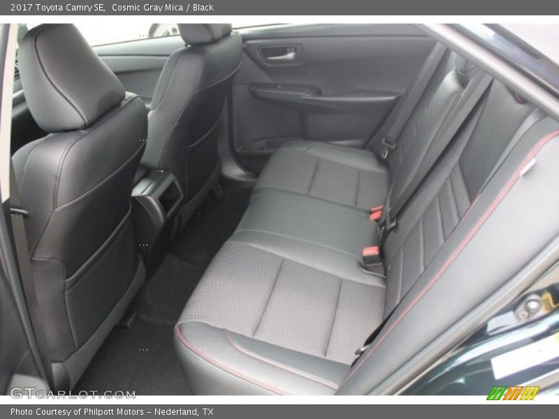 Cosmic Gray Mica / Black 2017 Toyota Camry SE