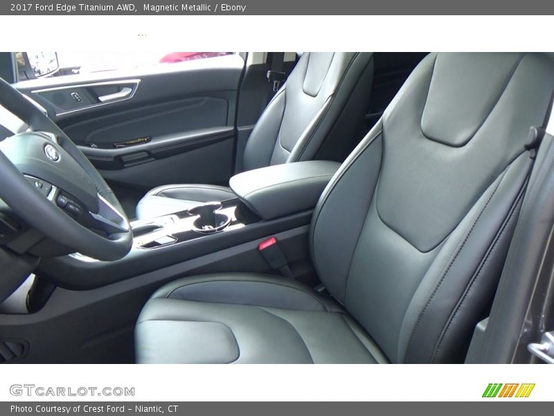 Magnetic Metallic / Ebony 2017 Ford Edge Titanium AWD
