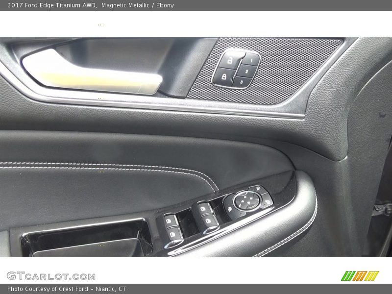 Magnetic Metallic / Ebony 2017 Ford Edge Titanium AWD