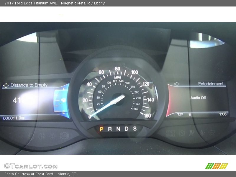 Magnetic Metallic / Ebony 2017 Ford Edge Titanium AWD