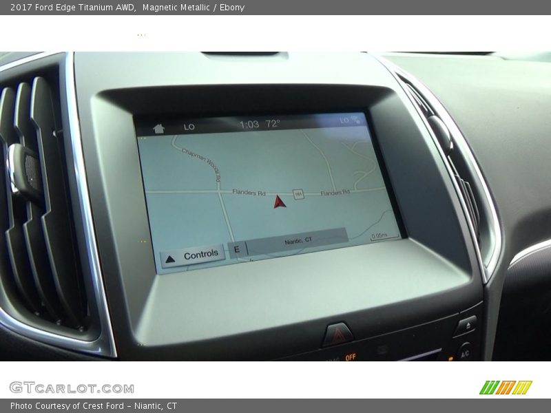Magnetic Metallic / Ebony 2017 Ford Edge Titanium AWD