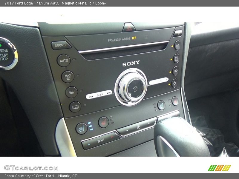 Magnetic Metallic / Ebony 2017 Ford Edge Titanium AWD