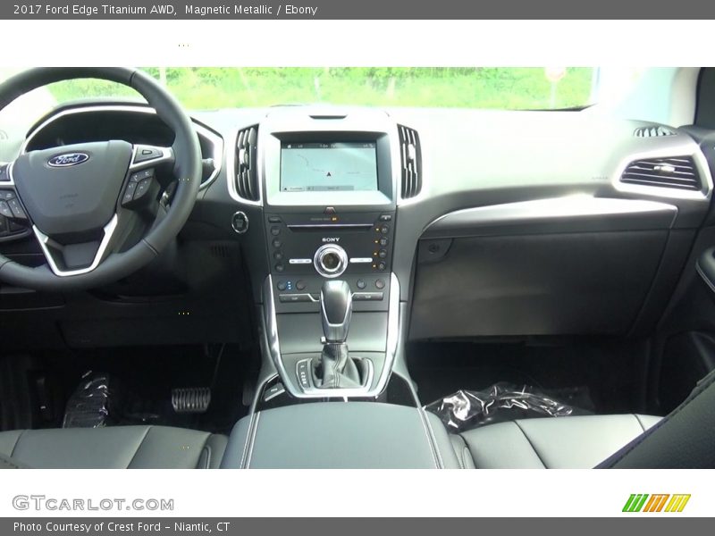 Magnetic Metallic / Ebony 2017 Ford Edge Titanium AWD