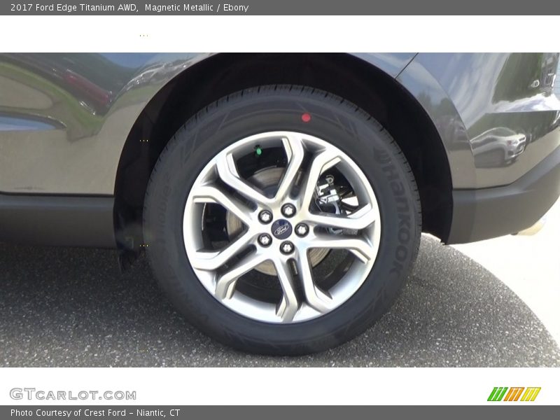 Magnetic Metallic / Ebony 2017 Ford Edge Titanium AWD