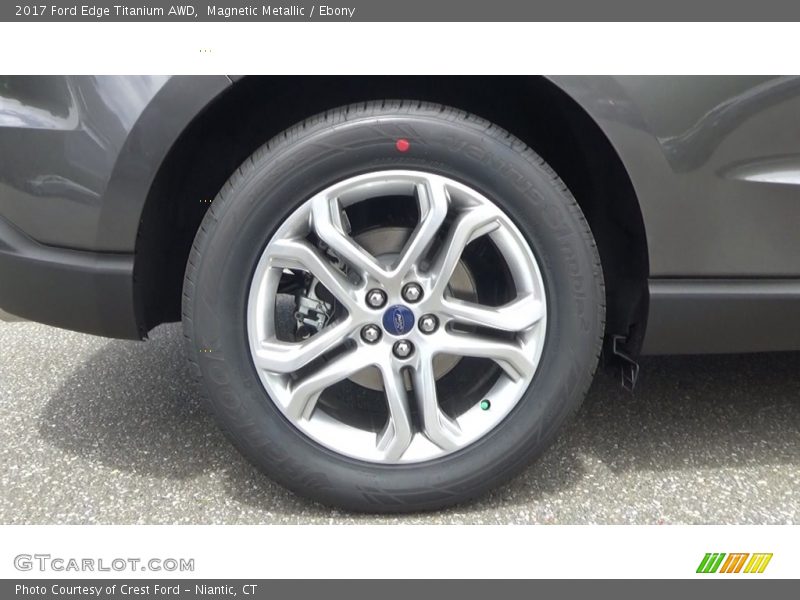 Magnetic Metallic / Ebony 2017 Ford Edge Titanium AWD
