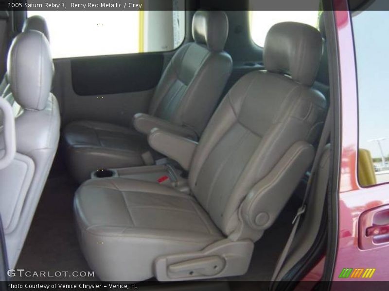 Berry Red Metallic / Grey 2005 Saturn Relay 3