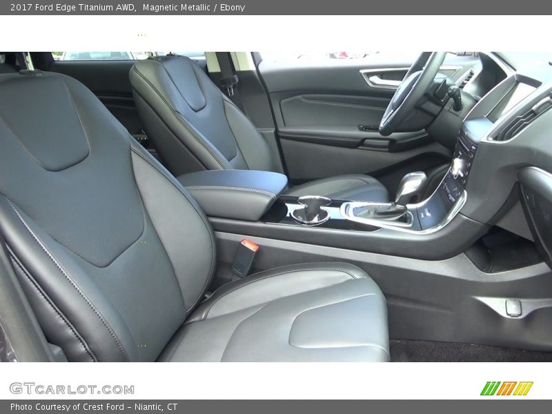 Magnetic Metallic / Ebony 2017 Ford Edge Titanium AWD