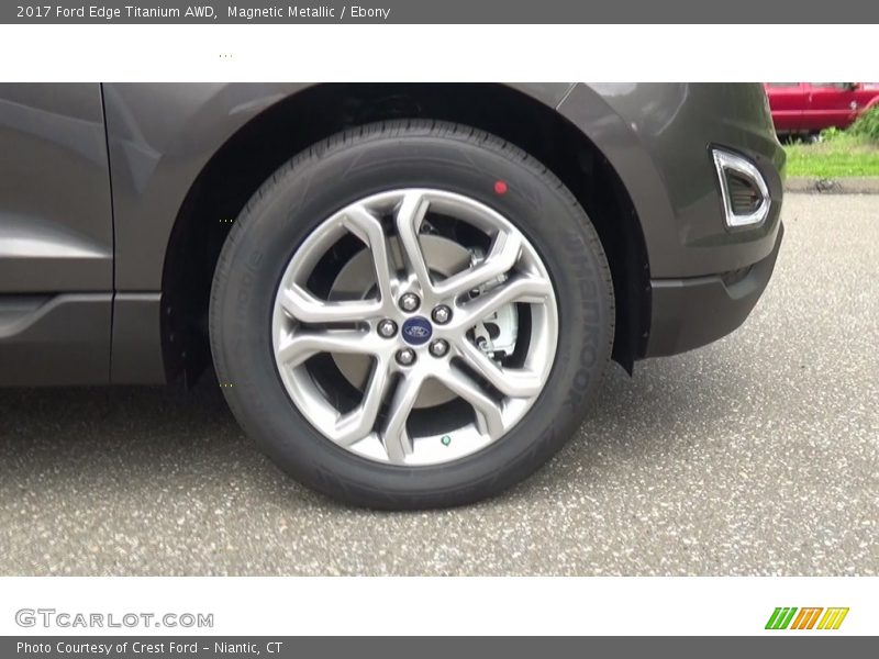 Magnetic Metallic / Ebony 2017 Ford Edge Titanium AWD