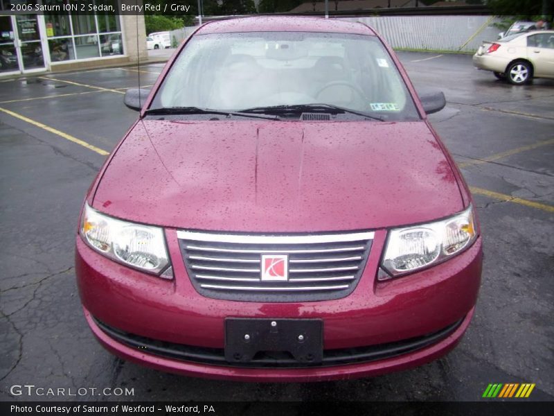 Berry Red / Gray 2006 Saturn ION 2 Sedan