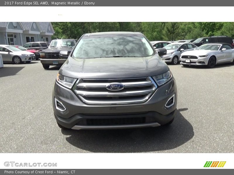 Magnetic Metallic / Ebony 2017 Ford Edge SEL AWD