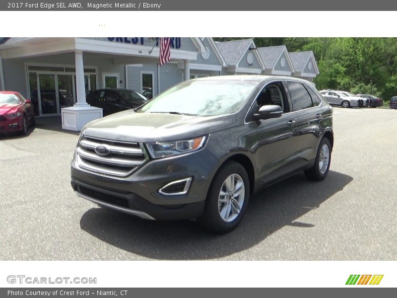 Magnetic Metallic / Ebony 2017 Ford Edge SEL AWD