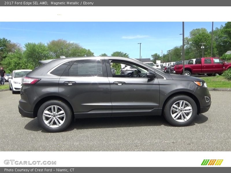 Magnetic Metallic / Ebony 2017 Ford Edge SEL AWD