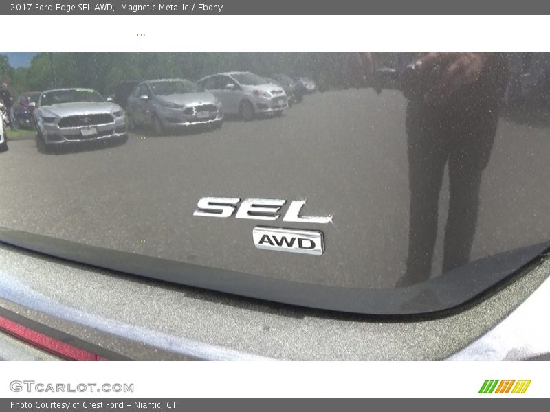 Magnetic Metallic / Ebony 2017 Ford Edge SEL AWD