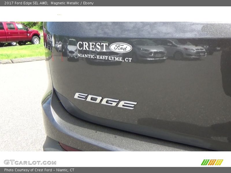 Magnetic Metallic / Ebony 2017 Ford Edge SEL AWD