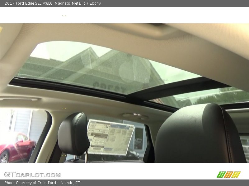 Magnetic Metallic / Ebony 2017 Ford Edge SEL AWD