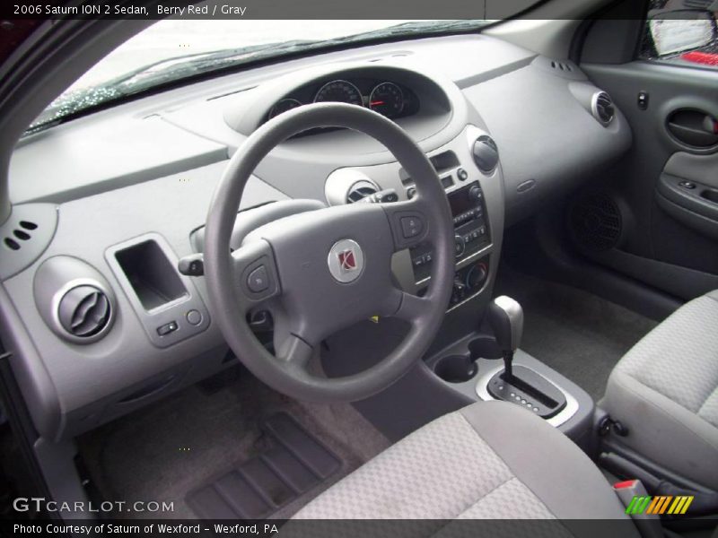 Berry Red / Gray 2006 Saturn ION 2 Sedan