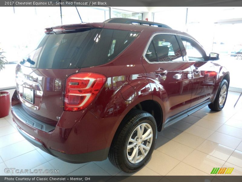 Siren Red Tintcoat / Jet Black 2017 Chevrolet Equinox LT