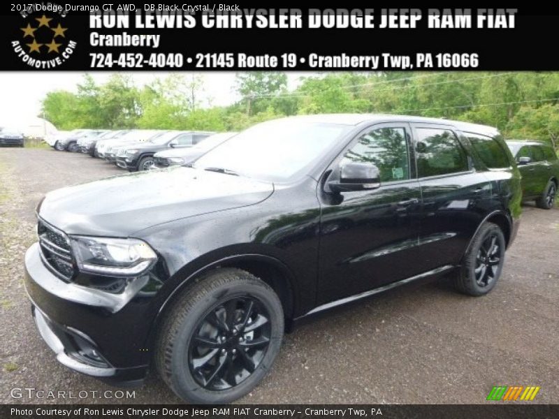 DB Black Crystal / Black 2017 Dodge Durango GT AWD