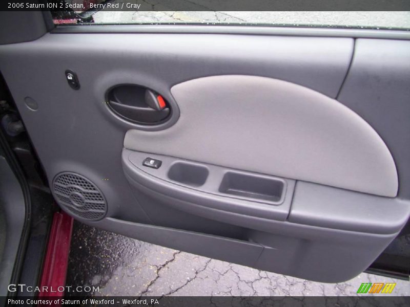 Berry Red / Gray 2006 Saturn ION 2 Sedan