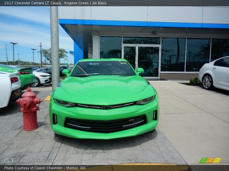 Krypton Green / Jet Black 2017 Chevrolet Camaro LT Coupe