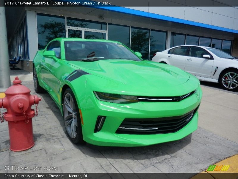 Krypton Green / Jet Black 2017 Chevrolet Camaro LT Coupe